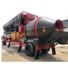 YHZS25 easy operate mobile concrete batching plant
